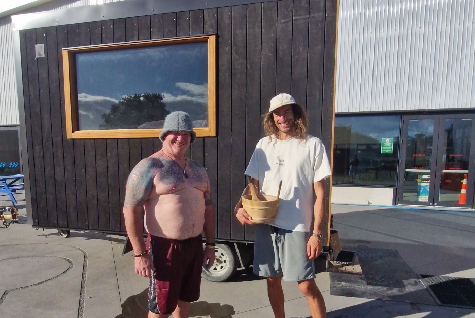 community-member-at-kiwa-pools-sauna-pop-up