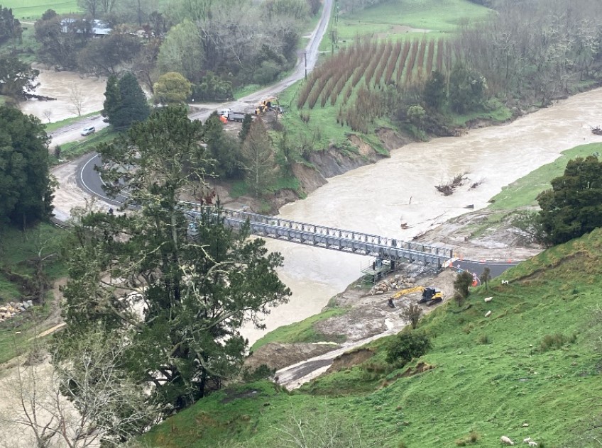 Hollywood Bridge aerial view new Bailey 