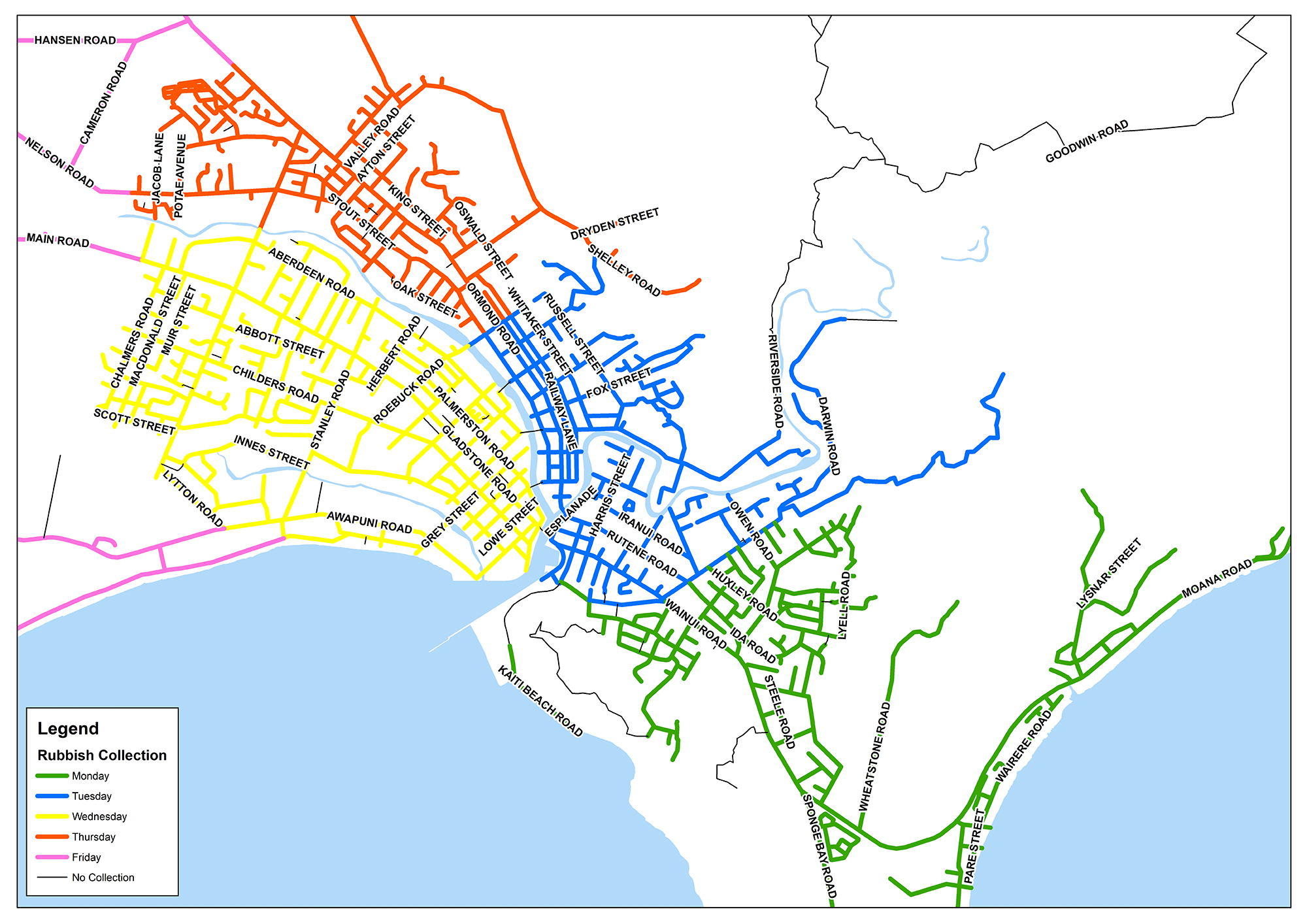 City collection map