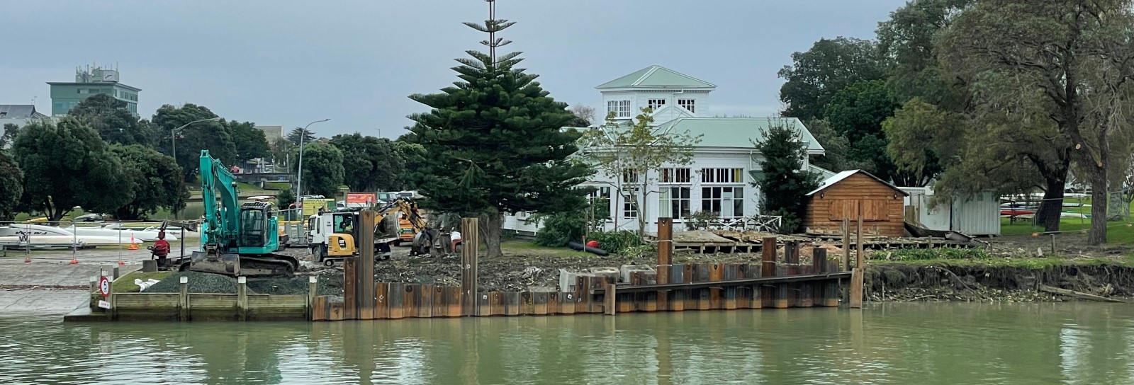 Steel wall to protect Marina Park Gisborne District Council