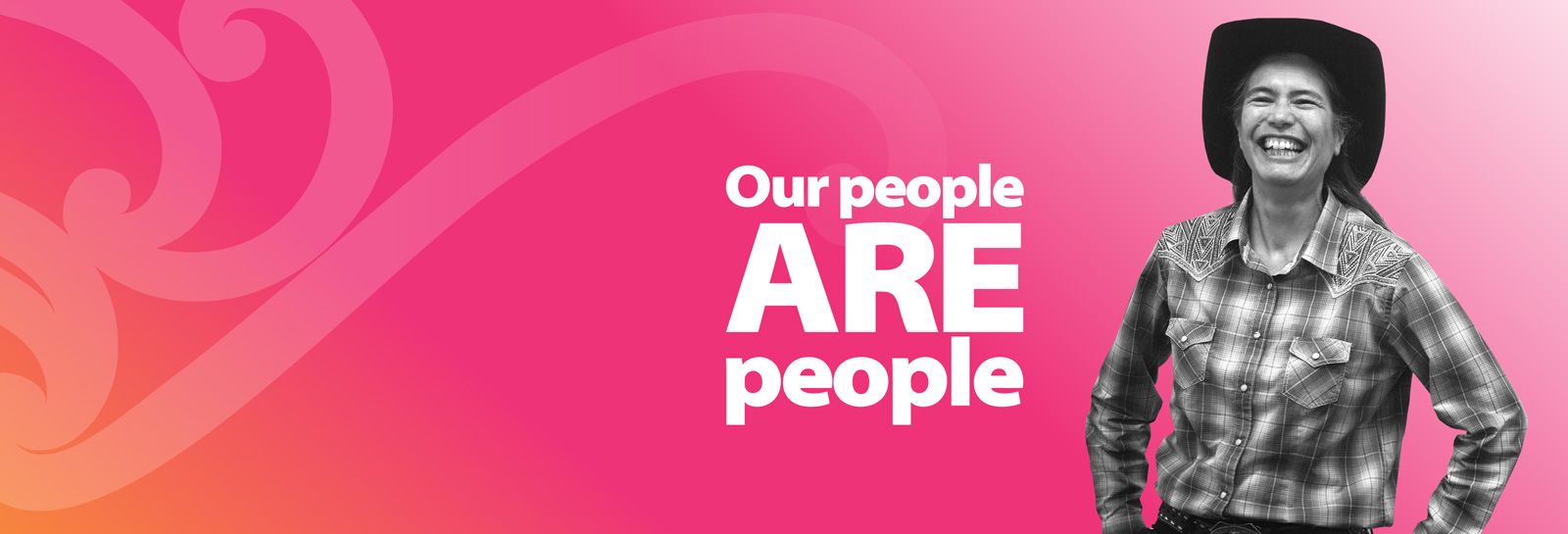 Our people are people banner image