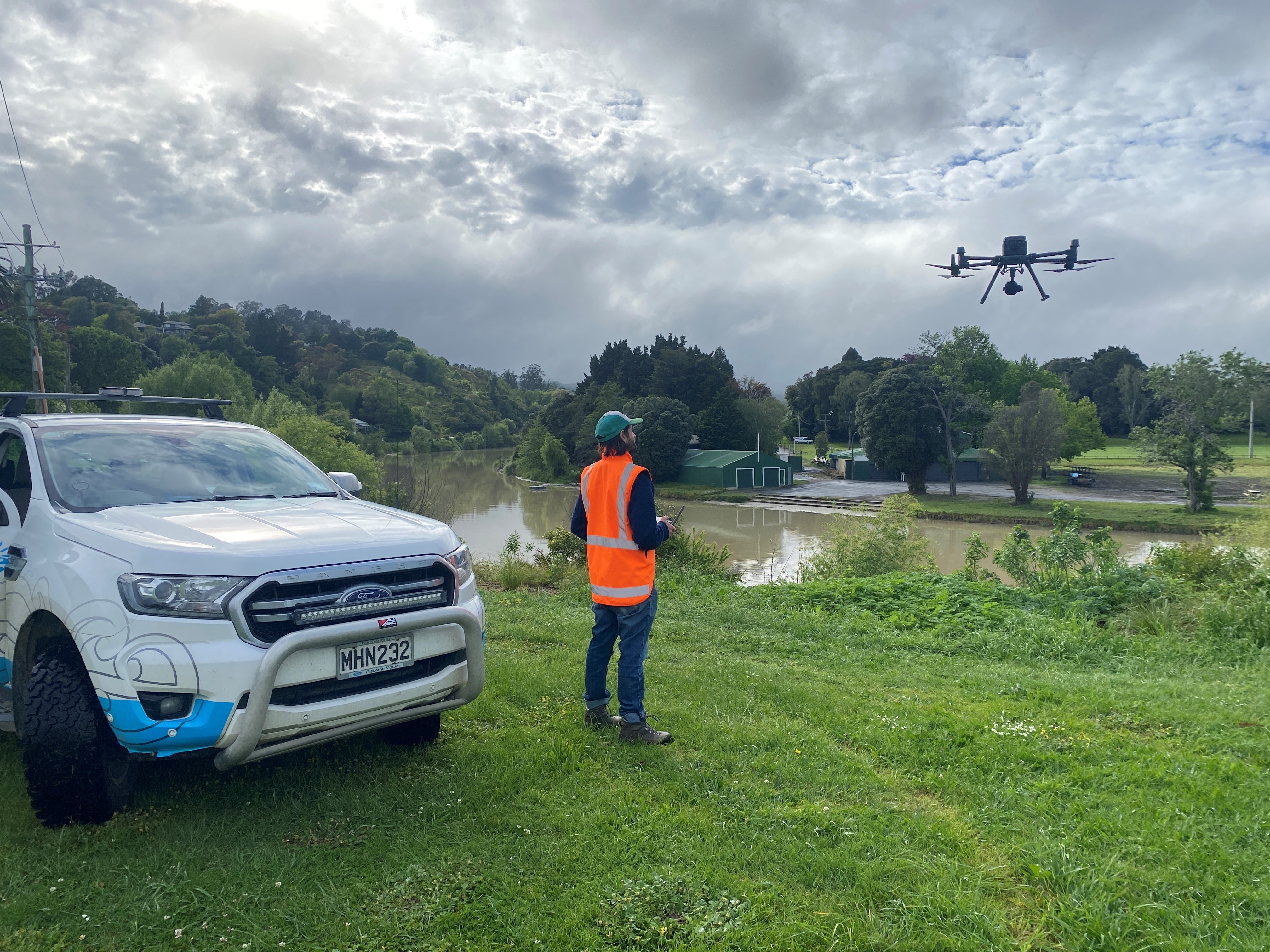 Drone flying with Nick Gordon