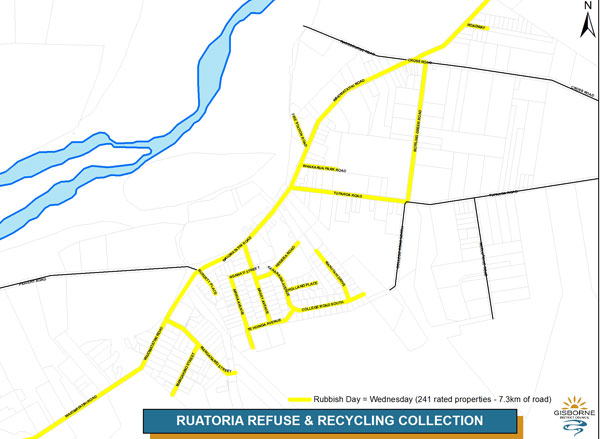 Ruatoria collection map