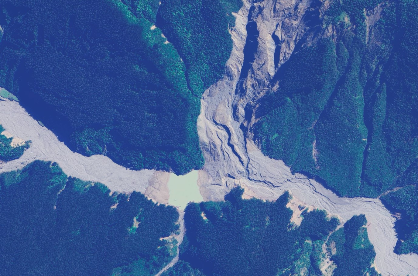 Waiorongomai Valley Lake Satellite imagery March 2024