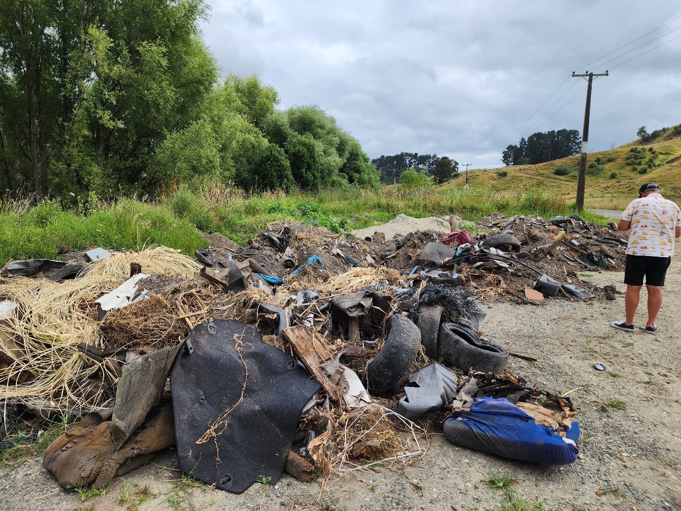 April 2024 Te Karaka Fly tipping