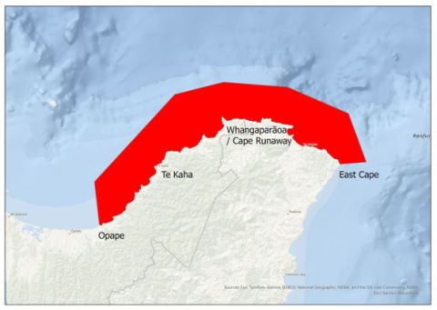 Shellfish biotoxin alert for East Cape