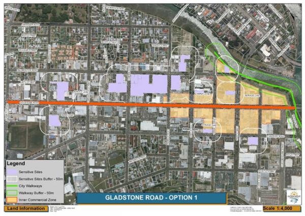 Gladstone Road map